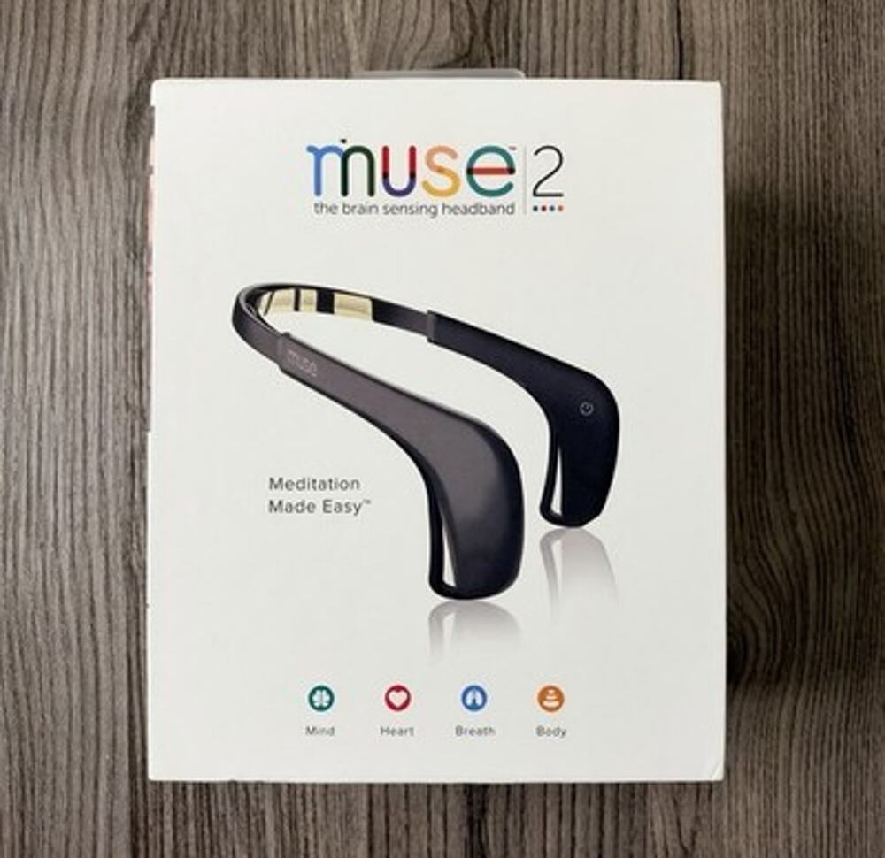 Muse 2 The Brain Sensing Headband Gray Meditation Tracker MU-03